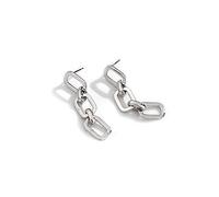 M&W Boucles d'oreilles pendantes en argent sterling 925 avec chaîne à maillons - Sans pierre précieuse