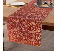 M&W Das Design Rouleau de chemin de table de Noël - 33 cm x 2,75 m - Découpable - 4 designs avec motifs festifs - Parfait comme chemin de table ou set de table jetable pour décoration de table de Noël