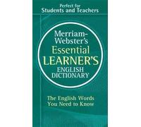 [(M-W Essential Learner's English Dictionary)] [Author: Merriam-Webster] published on (May, 2010)
