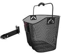 M-WAVE 431525 Panier pour vélo Noir Env. 37 x 26 x 25,6 cm