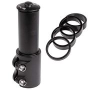 M-Wave Adaptateur de Hauteur réglable en Aluminium pour Adulte CP Lift Noir 1 1/8"