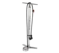 M-Wave Air Flow Pompe, en Aluminium Poli, Support pour FV, AV et DV, Argent, Taille Unique