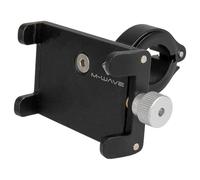 M-Wave Support de Smartphone Bike Mount AL pour Adulte, Noir, 60-95 mm