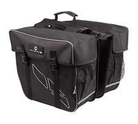 M-Wave Amsterdam Double Sacoche pour porte-bagage noir, gris Noir G