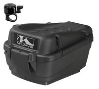 M-Wave Amsterdam Easy Box L/XL (18 L) Coffre à vélo avec sonnette de vélo