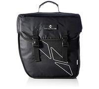 M-Wave Amsterdam Single Poche latérale, Sacoche pour Porte-Bagages Mixte, Noir, 38 x 18 x 30cm, 18 L
