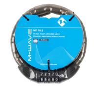 M-wave Antivol à Câble Hd 18.8 Joint Armored