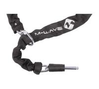 M-Wave Cadenas Ringchain XL avec chaîne – Unisexe, Noir, Taille Unique