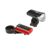 M-WAVE Atlas K 11 USB Ensemble De Lampes À Piles Pour Vélo Kit D'Éclairage