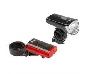 M-Wave - Atlas K 11 USB Set - Jeu d'éclairage vélo - black