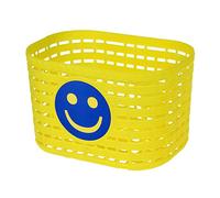 M-Wave Autres paniers pour Enfants CB en Plastique pour Guidon Porte-Bagages, Jaune, 20 x 14 x 13 cm