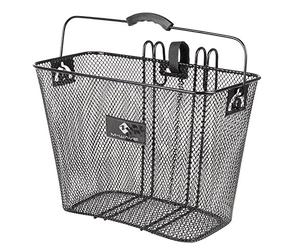 M-Wave BA de r Hang Carrier Panier Fil de qualité, Noir, 37 x 19 x 25 cm