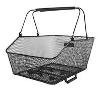 M-Wave BA-RM CLAMP L Panier de vélo Unisexe pour Adulte Noir 45,5 x 29,5 x 21/13 cm (l x L x H)