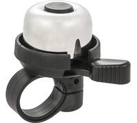 M-Wave Bella Ding Dong Laiton de vélo Cloche Adulte Mixte, argenté