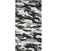 M-Wave Camouflage Bandana Black White FR : Taille Unique (Taille Fabricant : 24 x 48 cm)