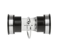 M-Wave Carousel BB PF Ex Boîtier de pédalier Pressfit Adulte Mixte, Noir/argenté