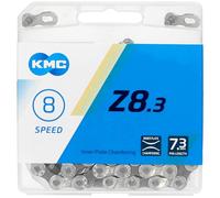 M-Wave Chain KMC Z8 Silver/Grey 7.3mm 114 Link w MissingLink Box
