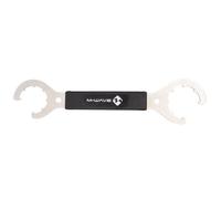 M-Wave Clé 2 en 1 Spider50/60 mm acier 36 cm argent/noir