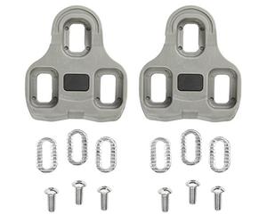 M-Wave Cleat-Set, Look-Keo Compatible, Grey, 5°, on Card