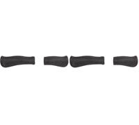 M-Wave Cloud Base 2 Poignée de vélo Ergonomique Adulte Unisexe, Noir, 130/95 mm