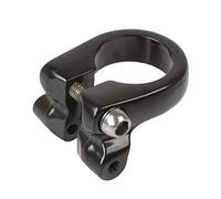 M-Wave Collier tige de selle 34,9 mm avec fixation porte-bagage latérale Noir