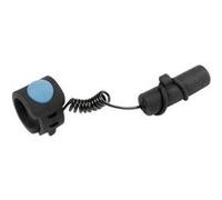 M-Wave Elektrische Fahrradglocke Sonnette de vélo noir, bleu Noir G