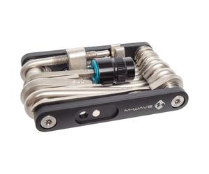 M-Wave - Falt-Werkzeugset Pocket F21 - Kit d'outils - Innensechskant 2,5 / 3 / 4 / 5 - black