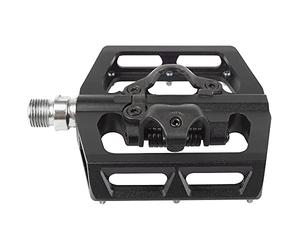 M-Wave Freedom Clipless Pédale combinée Adulte Unisexe, Noir, 103 x 98 x 30 mm