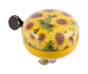 M-Wave Girasol Sonnette en Acier Unisexe Adulte, Jaune, 80 mm, Citronier