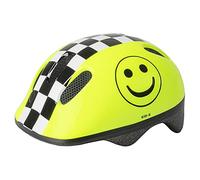 M-Wave Kid Casque pour Enfant Mixte-Jeune, Jaune Fluo, Kopfumfang 52-57 cm