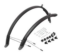 M-Wave M Wave Max LL F+R Ensemble de Garde-Boue Mixte, Noir, 28-inch