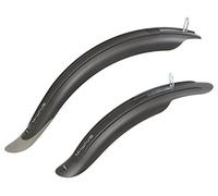 M-Wave Max F+R Ensemble de Garde-Boue Enfant, Noir, 12-18-Inch