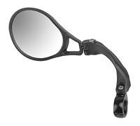 M-Wave Miroir de vélo compact - Unisexe - Spy Space 45 - Noir - Ø 22,2 mm