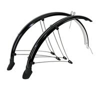 M-Wave MS28B Ensemble de Garde-Boue Mixte, Noir, 28 Zoll (45 mm breit)