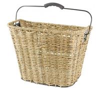 M-Wave Ocean F Panier de vélo avant en jonc de mer Panier de guidon pour vélo Paniers de guidon amovibles pour guidon Panier avant