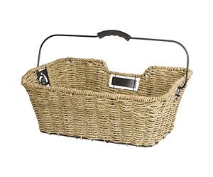 M-Wave Ocean R Panier Mixte en jonc de mer Marron 41 x 29,5 x 17/14,5 cm