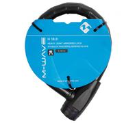 M-Wave - Panzergliederschloss H 18.8 - Antivol vélo - Ø 18 x 800 mm - black