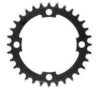 M-Wave Pd-r4-s-nw Plateau électrique pour chaînes 1/2 x 3/32 et 11/128", pour Brose, Bosch, Shimano. Mixte Adulte, Noir, Zähneanzahl: 34