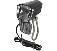 M-Wave phare Apollon D 50 dynamo LED acier inoxydable noir