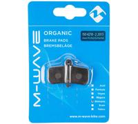 Bremsbeläge, organisch, für Scheibenbremsen Shimano: Saint BR-M810, Saint BR-M820, ZEE BR-M640, mit Feder, 1 Paar für vorne Oder hinten, im M-WAVE
