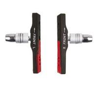 M-Wave plaquettes de frein V-brake 72 mm noir/argent Noir G