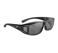 M-Wave Rayon Fit Over Lunettes de Soleil Adulte Unisexe, Noir, Taille Unique