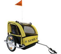 M-WAVE remorque de vélo pour enfants CARRY ALL S, jaune/noir