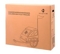M-wave Stalwart Easy Junior Bike Trailer Jaune,Noir Max 20 kg Garçon