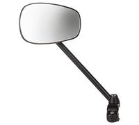 M-Wave Rétroviseur de vélo unisexe pour adulte, noir, 10,5 x 7 cm