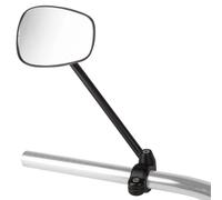 M-Wave Rétroviseur de vélo unisexe pour adulte, noir, 10,5 x 7 cm