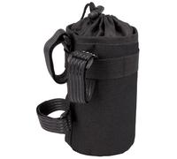 M-Wave Sacoche de Guidon Isotherme pour Adulte Amsterdam Bottle ISO - Montage sans Outil - avec Logo réfléchissant et Cordon de Serrage - Noir
