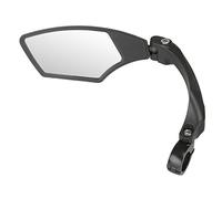 M-Wave Spy Space Rétroviseur Gauche pour Vélo réglable Unisex-Adult, Noir