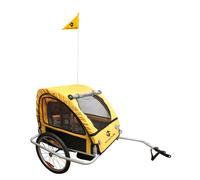 M-wave Stalwart Kid Easy Light Bike Trailer Jaune Max 20 kg Garçon Black / Yellow