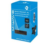 M-Wave Support de Smartphone Bike Mount AL pour Adulte, Noir, 60-95 mm